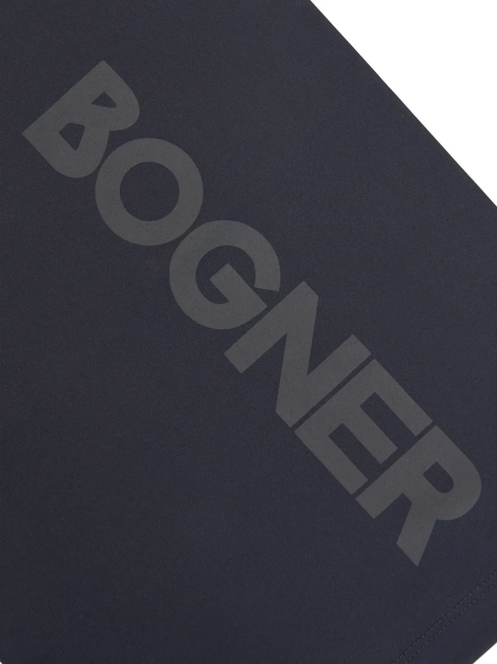 BOGNER logo-print snood scarf Zwart