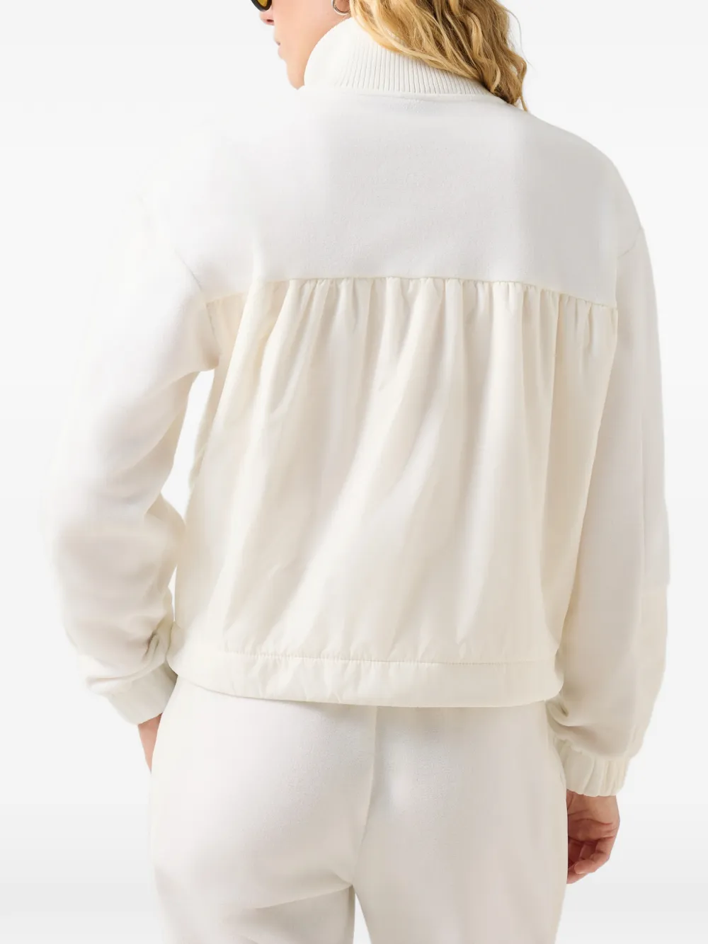 BOGNER FIRE+ICE Lucy panelled fleece jacket Beige