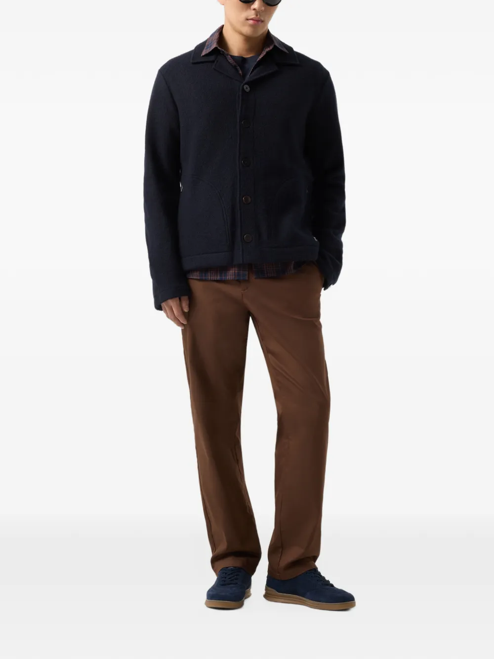 BOGNER Riley casual chino trousers Bruin