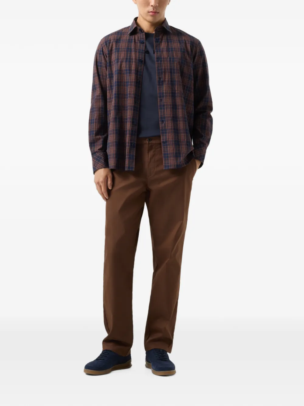 BOGNER Riley casual chino trousers Bruin