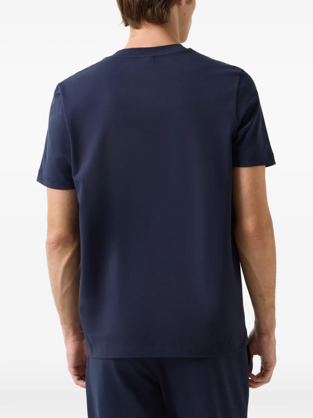 BOGNER Ryan stripe-detail T-shirt Blauw