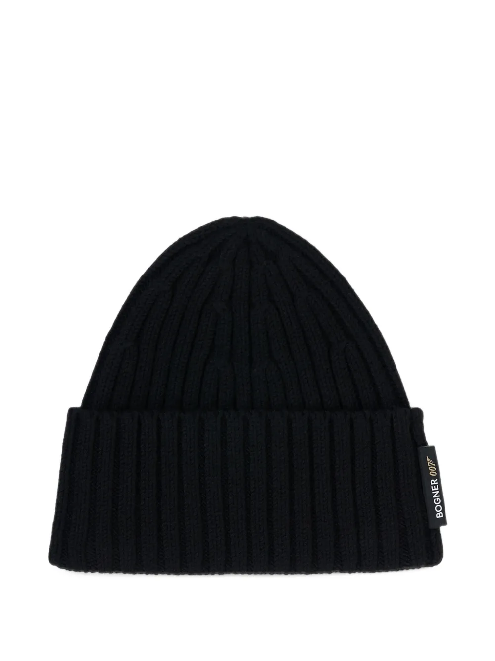 BOGNER Bond rib-knit beanie hat Zwart