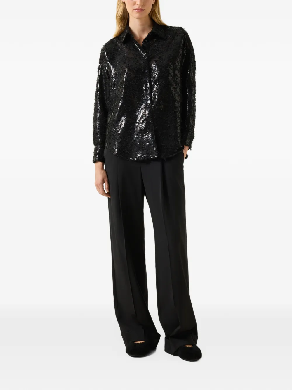 BOGNER Florence sequined shirt Zwart