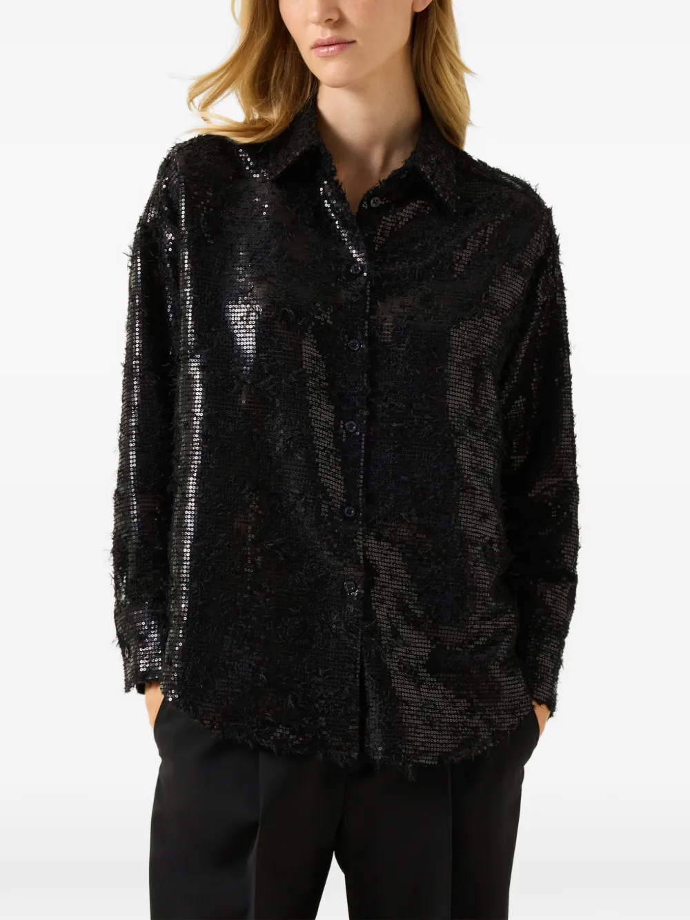 BOGNER Florence sequined shirt Zwart