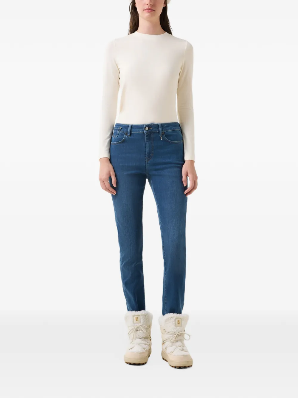 BOGNER Julie slim-fit jeans Blauw