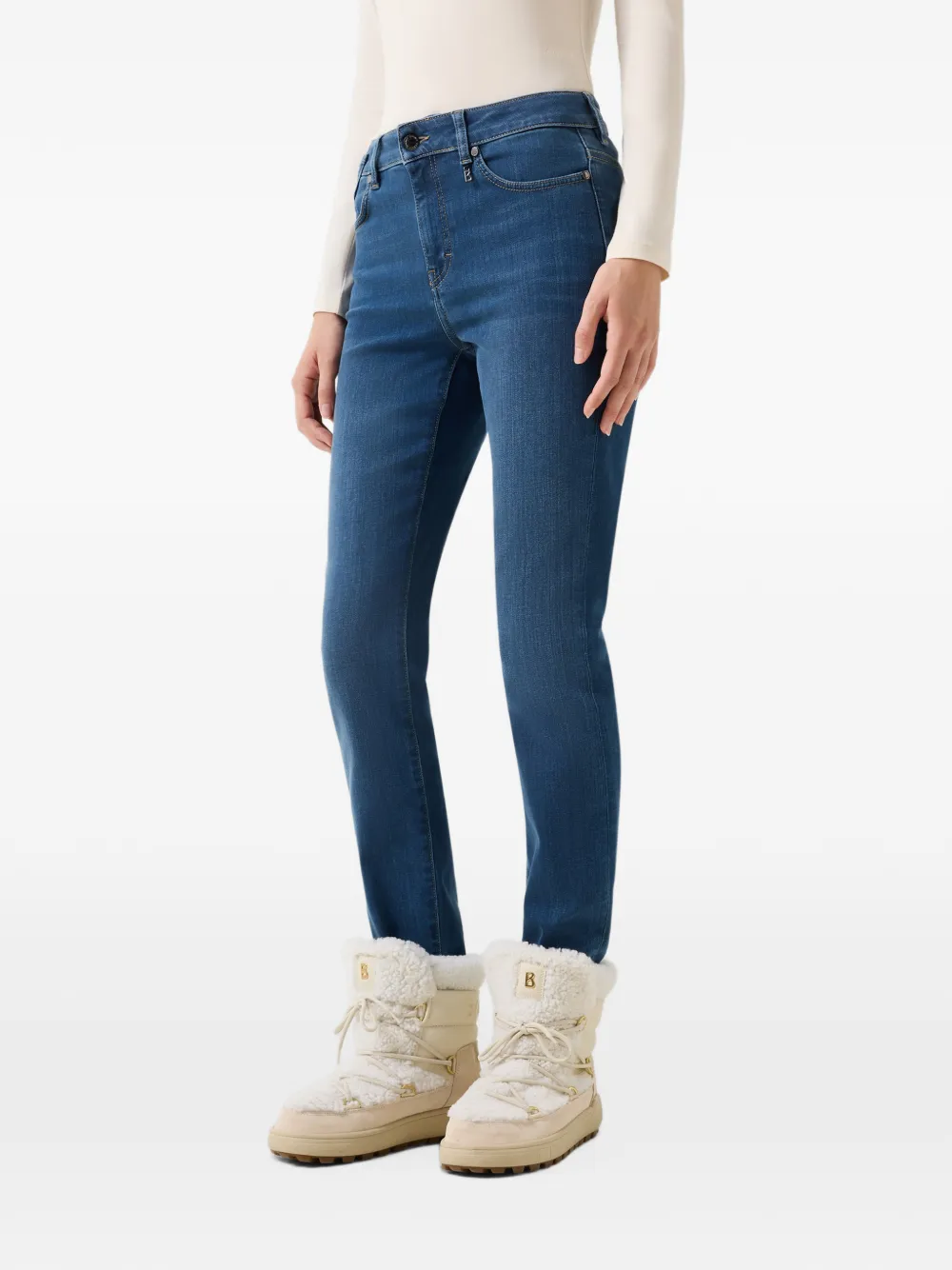 BOGNER Julie slim-fit jeans Blauw