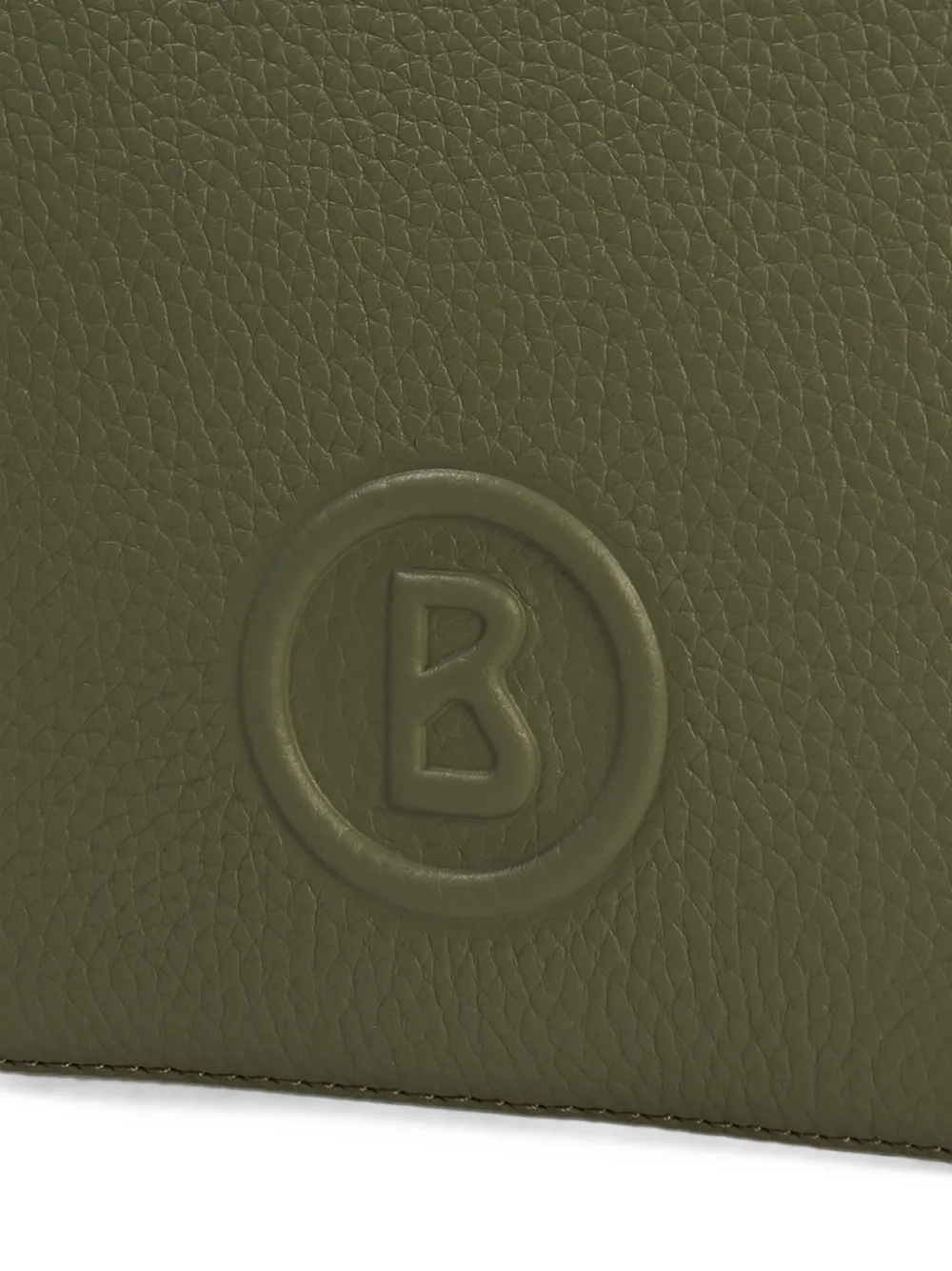 BOGNER Bozen Hedwig leather crossbody bag Groen