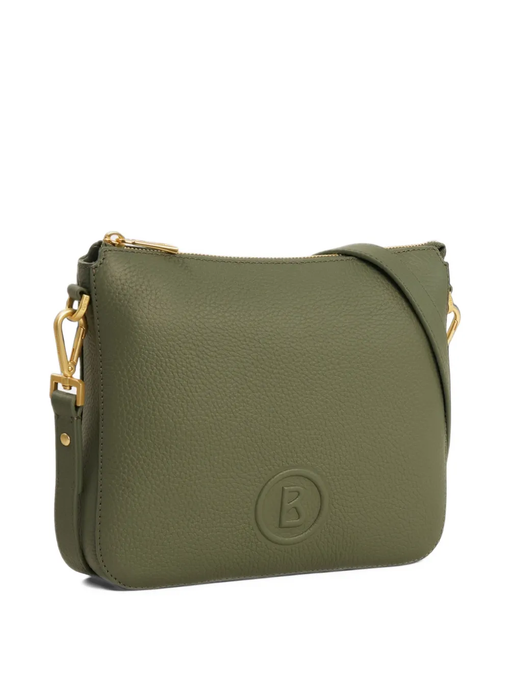 BOGNER Bozen Hedwig leather crossbody bag Groen