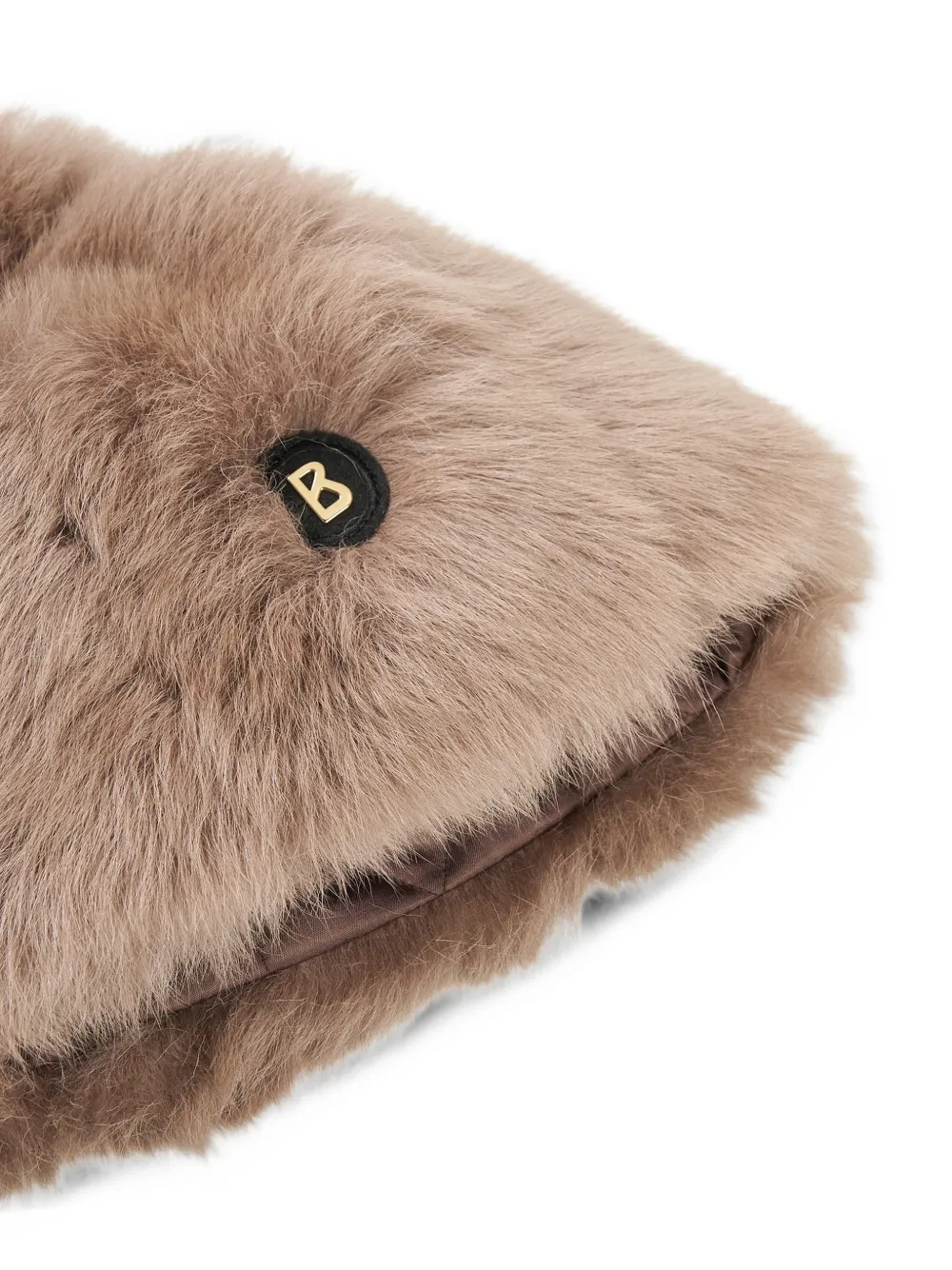 BOGNER Aria shearling pom-pom hat Bruin