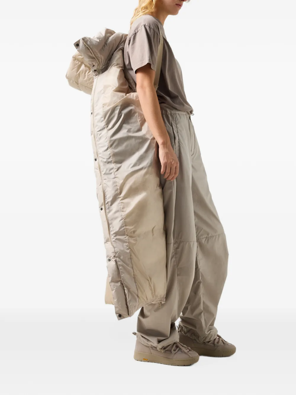 BOGNER FIRE+ICE Fleury hooded puffer coat Beige