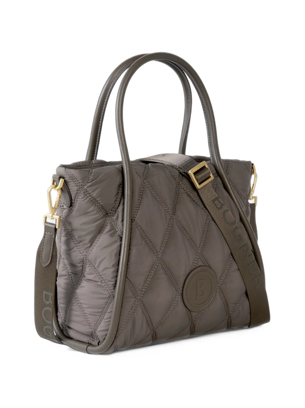 BOGNER Tirano Timea quilted tote bag Grijs