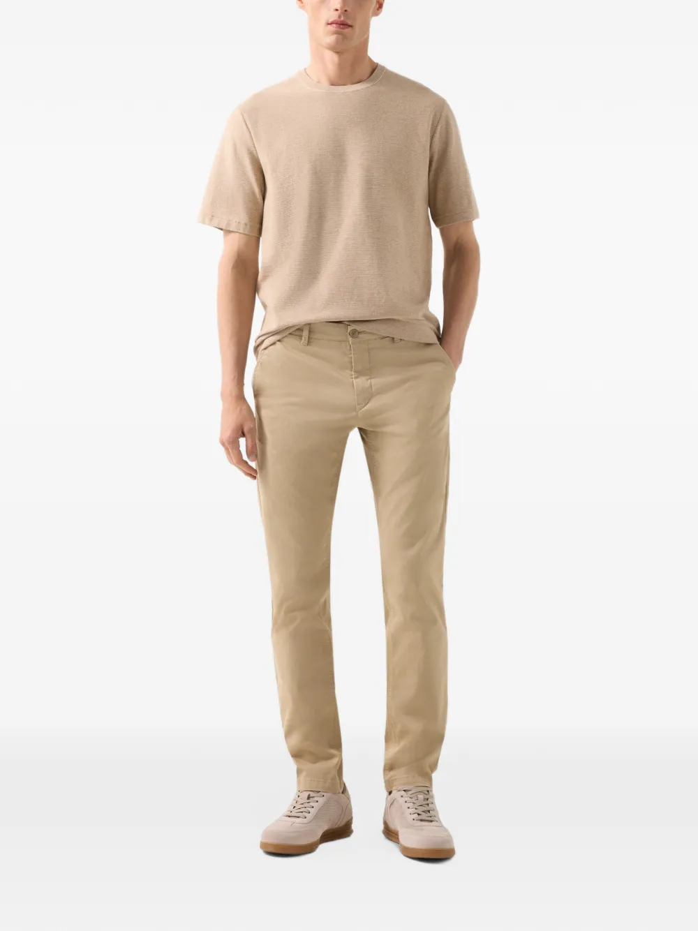 BOGNER Horton crew-neck sweater Beige