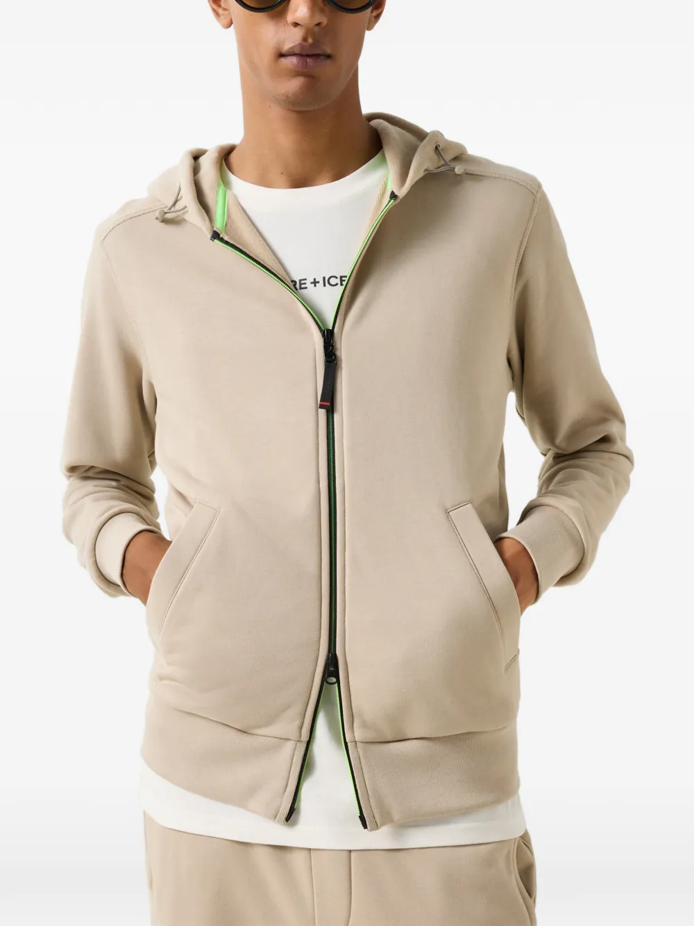 BOGNER FIRE+ICE Kano zip-up hoodie Beige