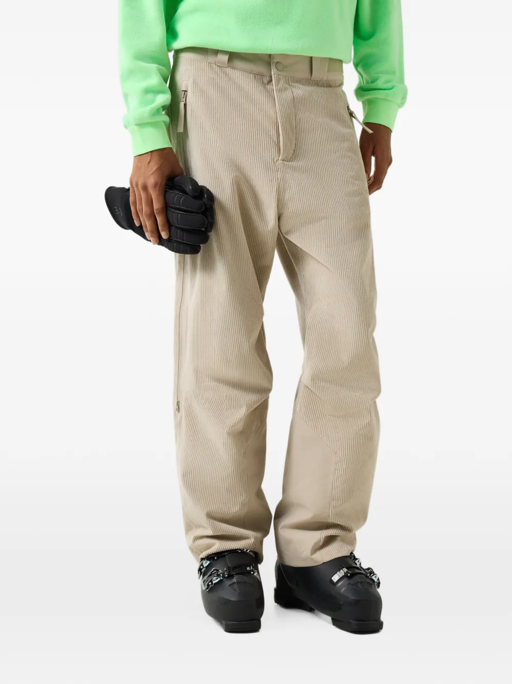 BOGNER FIRE+ICE pantalon de ski Felipe à effet velours côtelé - Tons neutres BOGNER FIRE+ICE pantalon de ski Felipe à effet velours côtelé - Tons neutres