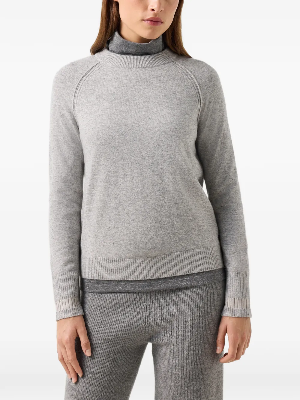 BOGNER Vanessa logo-plaque sweater Grijs