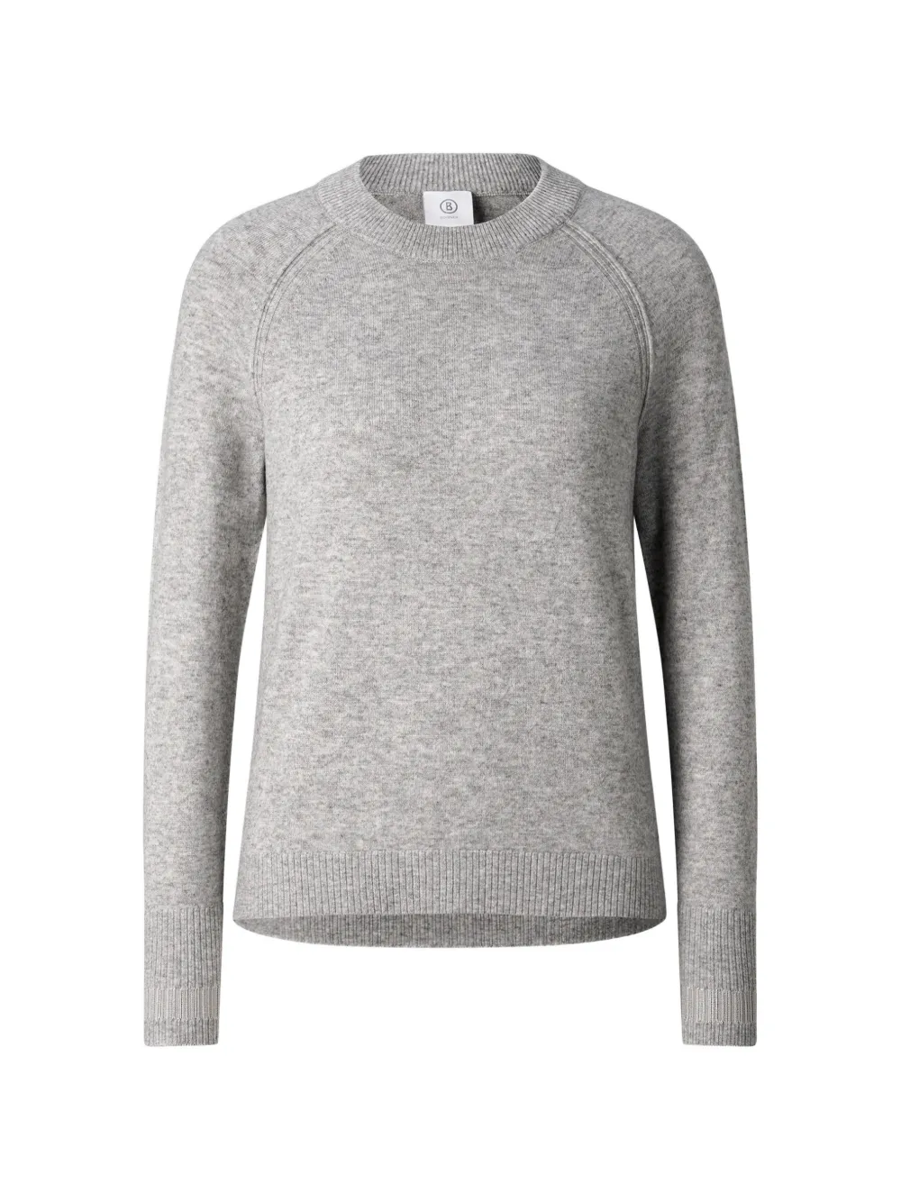 BOGNER Vanessa Pullover mit Logoplakette - Grau