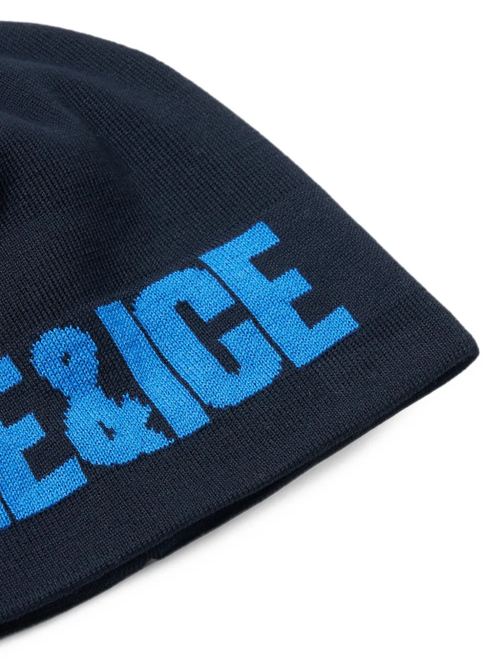 BOGNER FIRE+ICE Jamie logo-jacquard beanie hat Blauw
