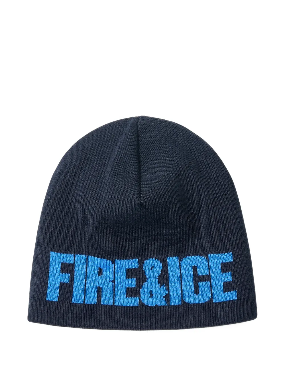 BOGNER FIRE+ICE Jamie logo-jacquard beanie hat Blauw