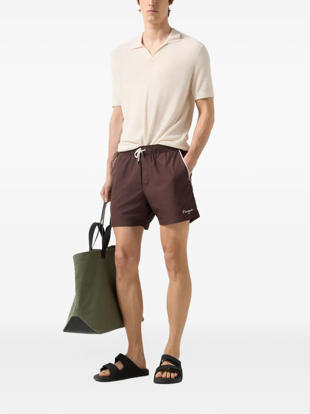 BOGNER Paul piping swim shorts Bruin