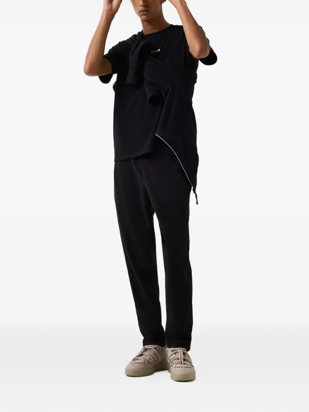 BOGNER FIRE+ICE Broder fleece track pants Zwart