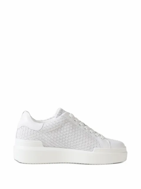 BOGNER Hollywood laser-cut leather low-top sneakers