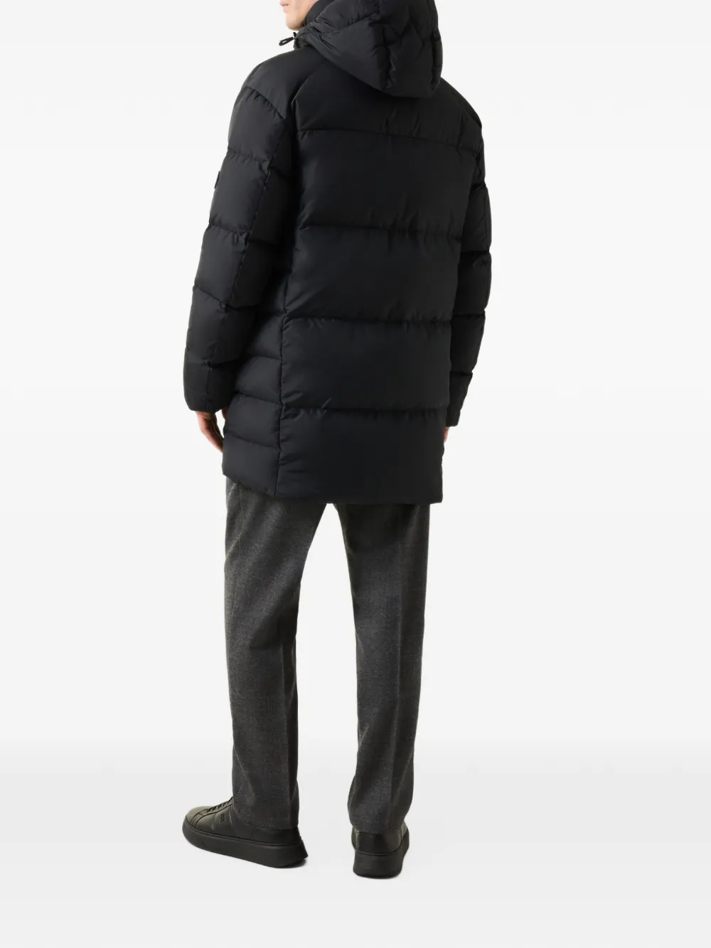 BOGNER Jones quilted padded coat Zwart