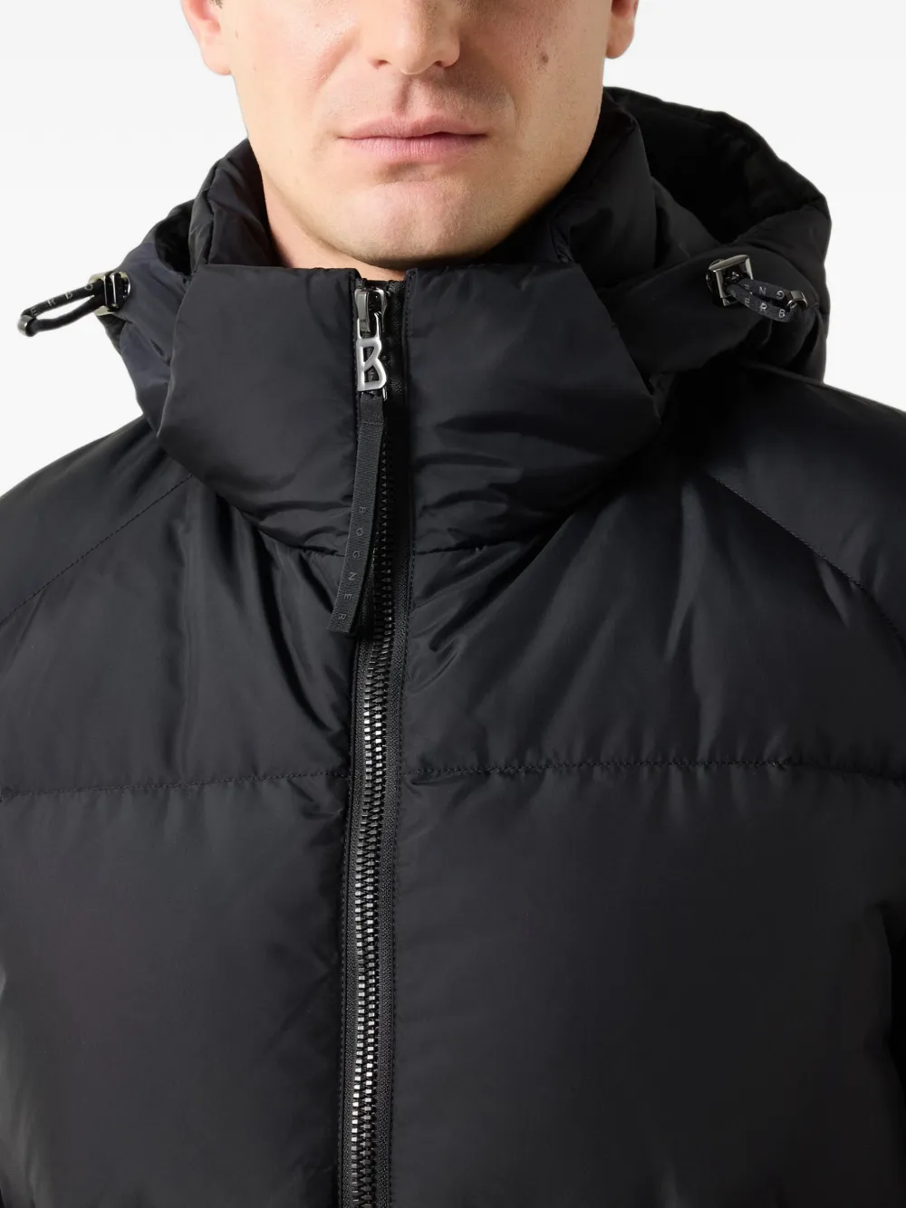 BOGNER Jones quilted padded coat Zwart