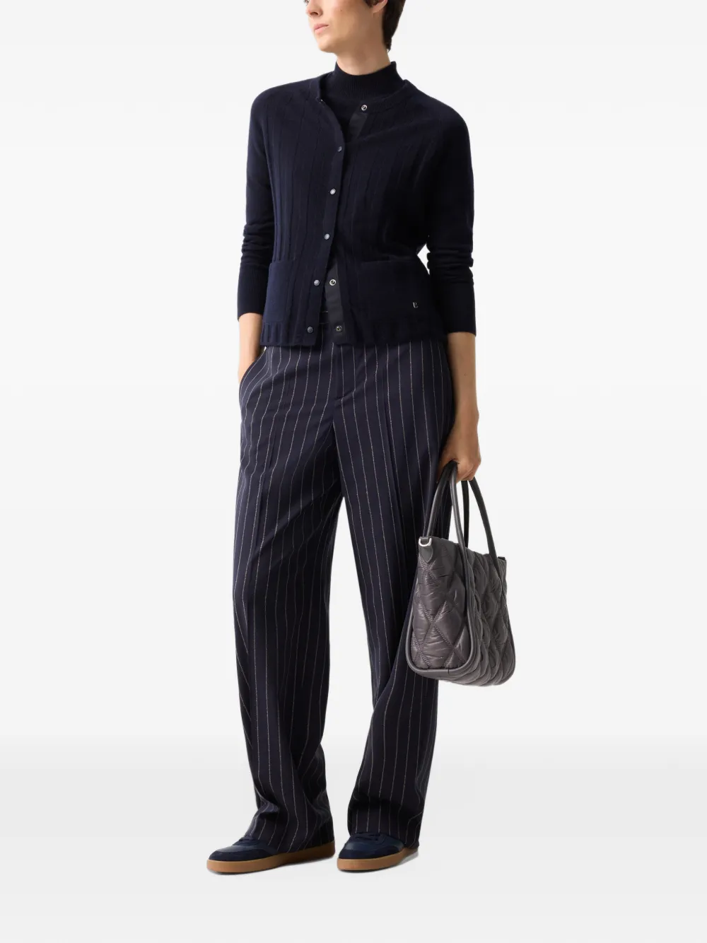 BOGNER Tanja ribbed cardigan Blauw