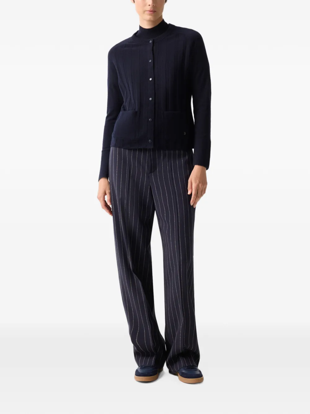 BOGNER Tanja ribbed cardigan Blauw
