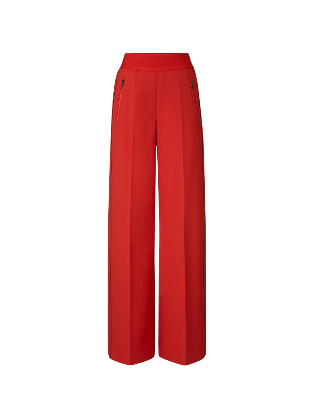 BOGNER pantalon ample Ilvy passepoilé à logo en jacquard - Rouge BOGNER pantalon ample Ilvy passepoilé à logo en jacquard - Rouge