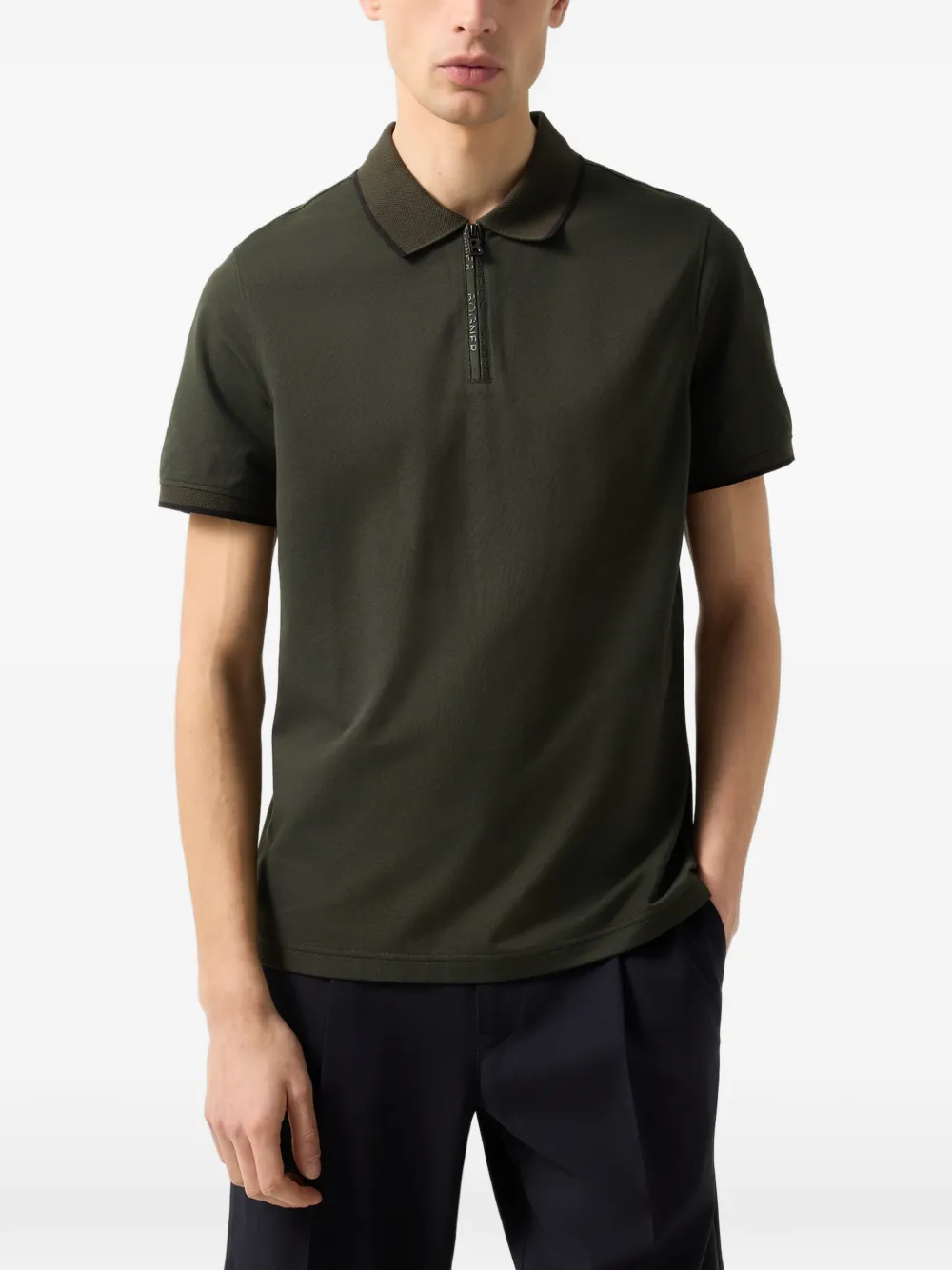 BOGNER Timo piqué polo shirt Groen