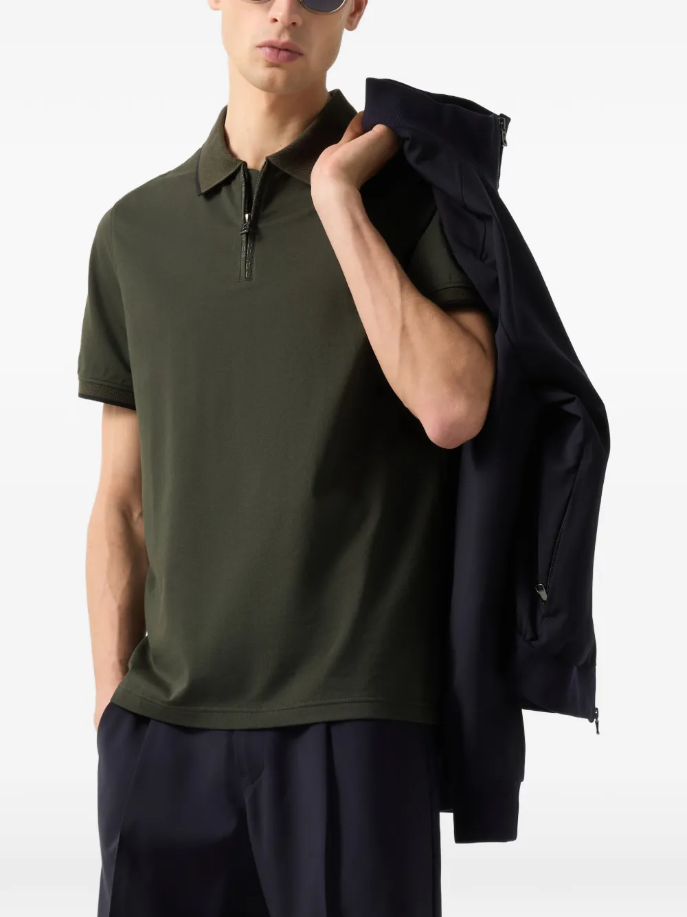 BOGNER Timo piqué polo shirt Groen