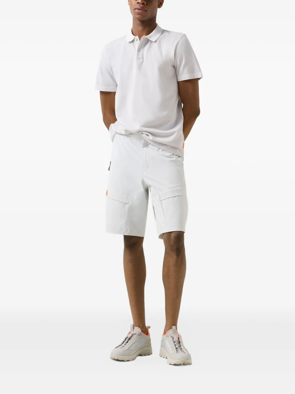 BOGNER FIRE+ICE logo-patch polo shirt Grijs