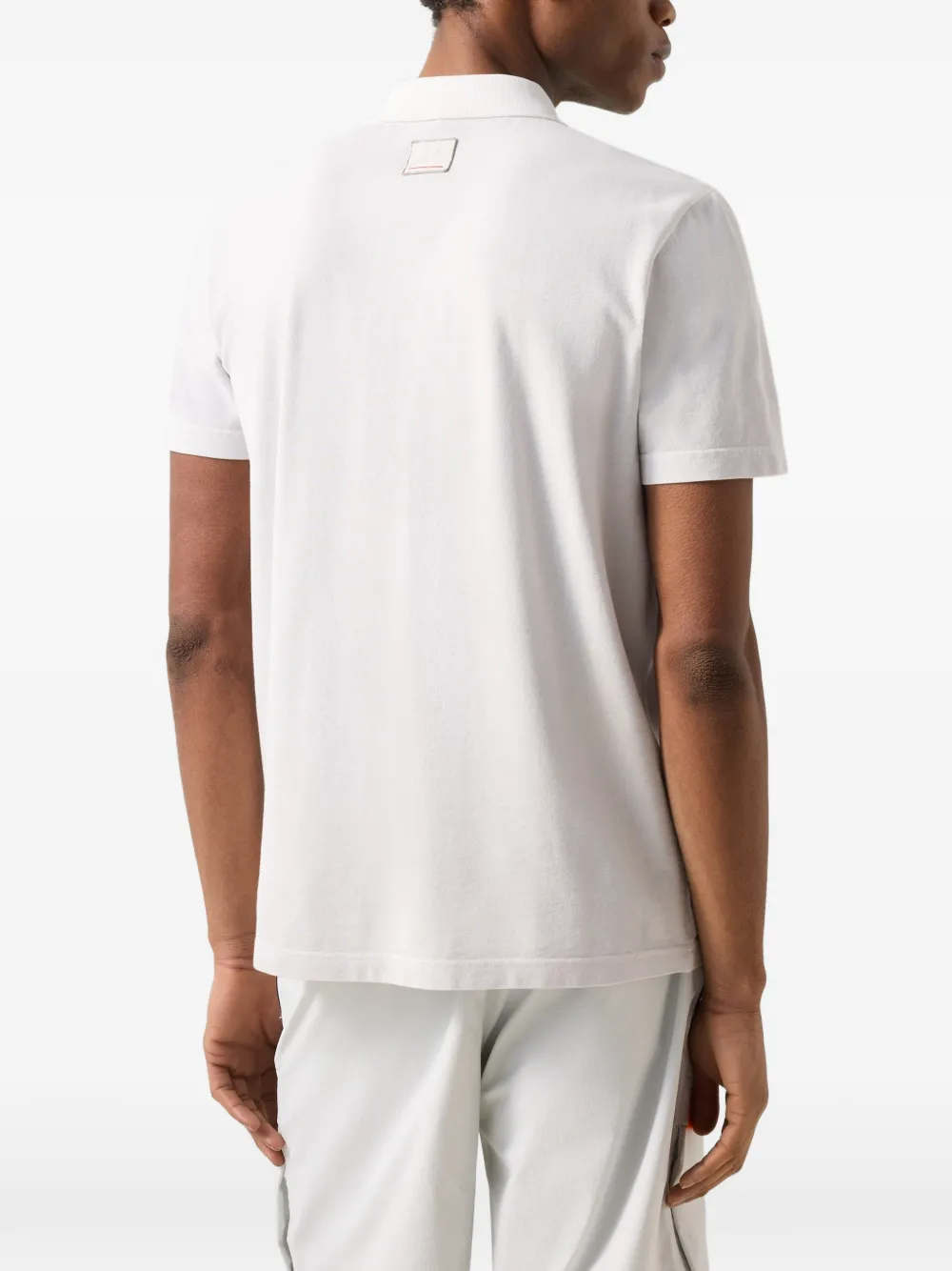 BOGNER FIRE+ICE logo-patch polo shirt Grijs