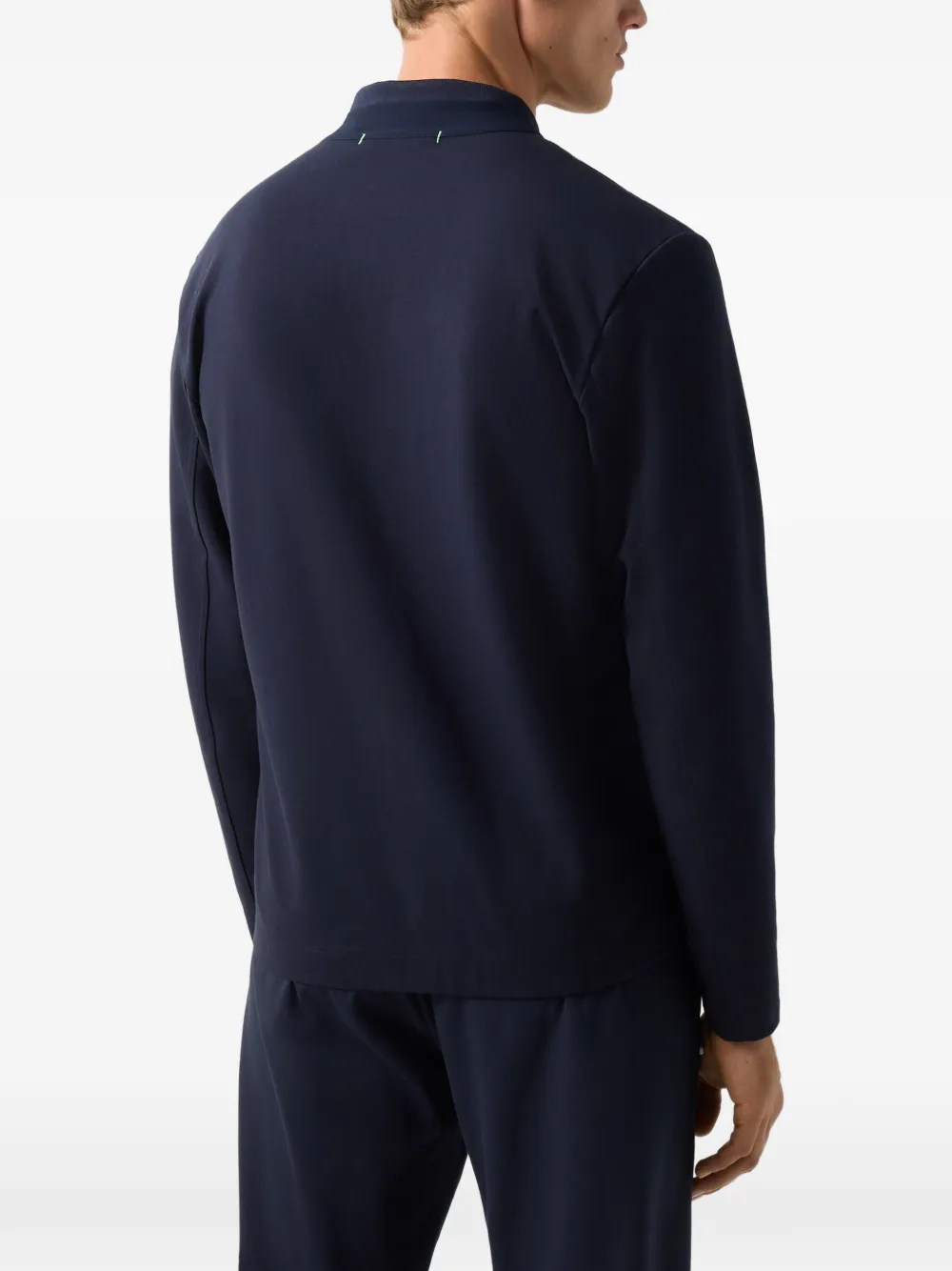 BOGNER Dario V-neck zip-up sweatshirt Blauw