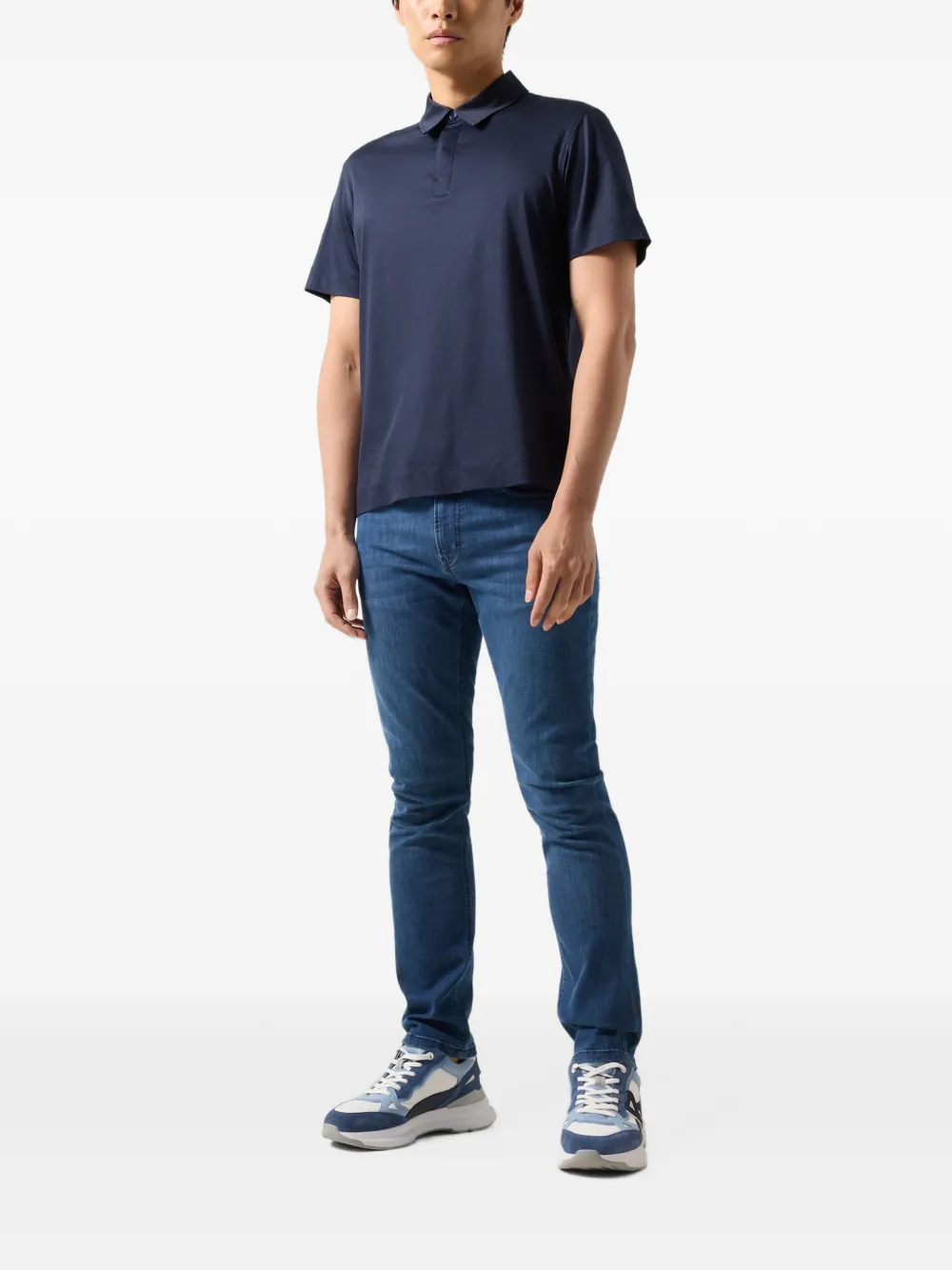 BOGNER Tayden short-sleeve polo shirt Blauw