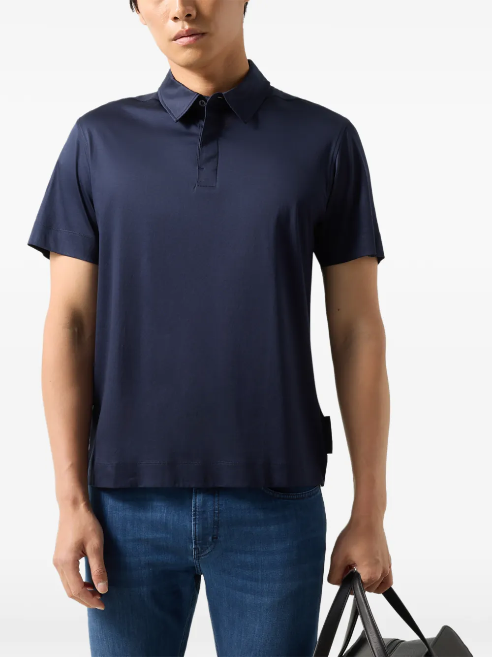 BOGNER Tayden short-sleeve polo shirt Blauw