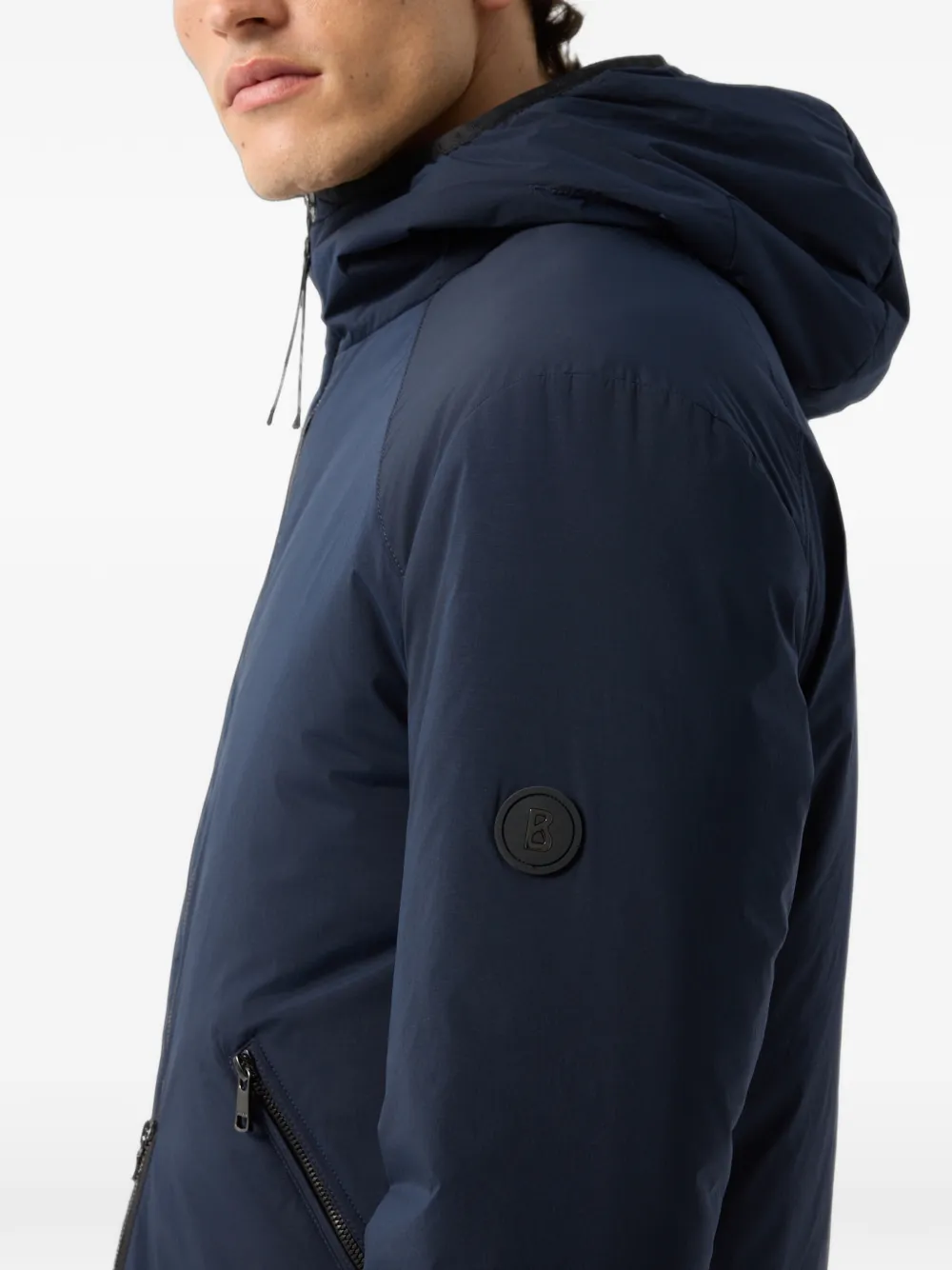 BOGNER Clio hooded padded jacket Blauw