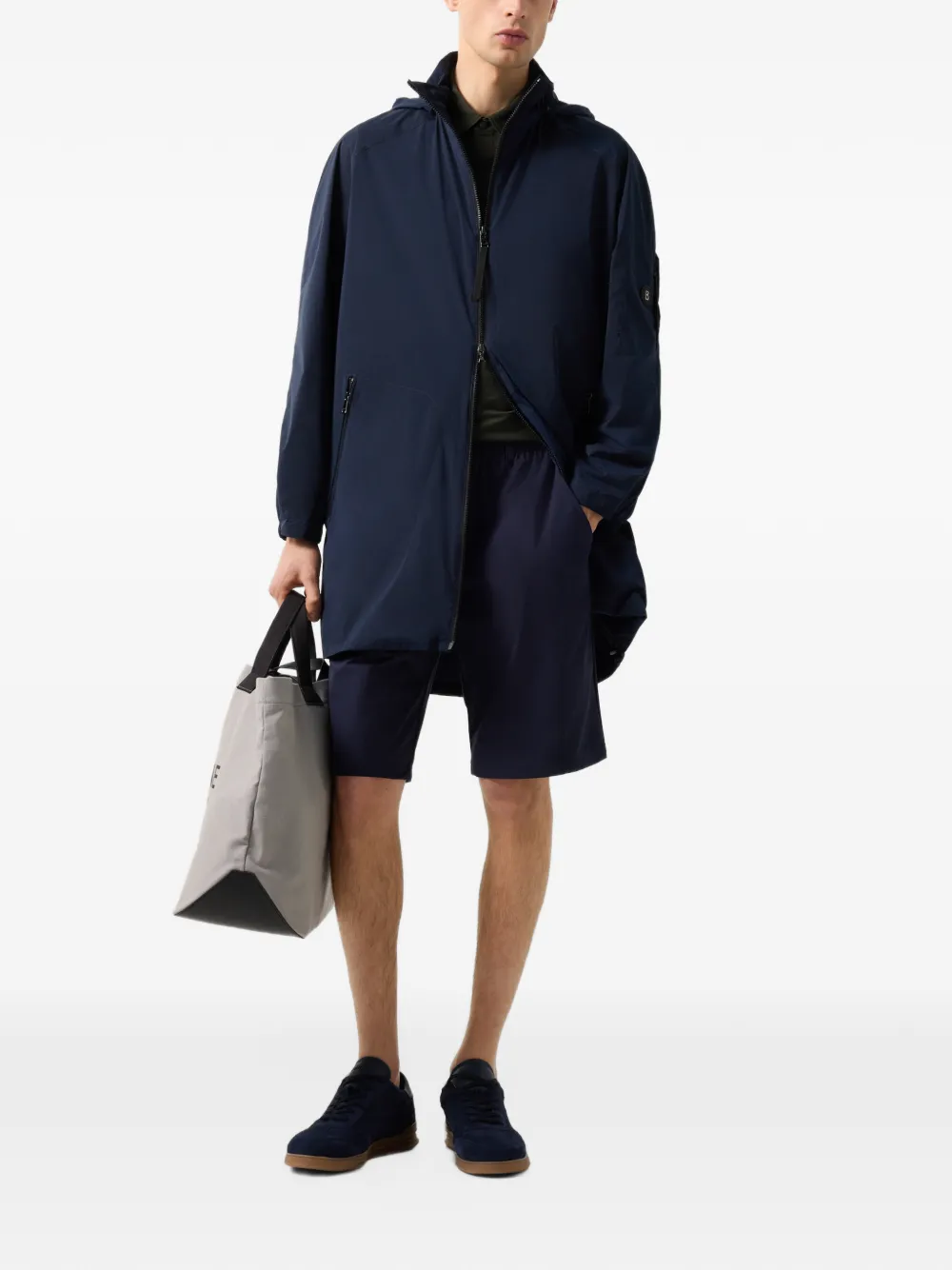 BOGNER Jalen drawstring parka Blauw