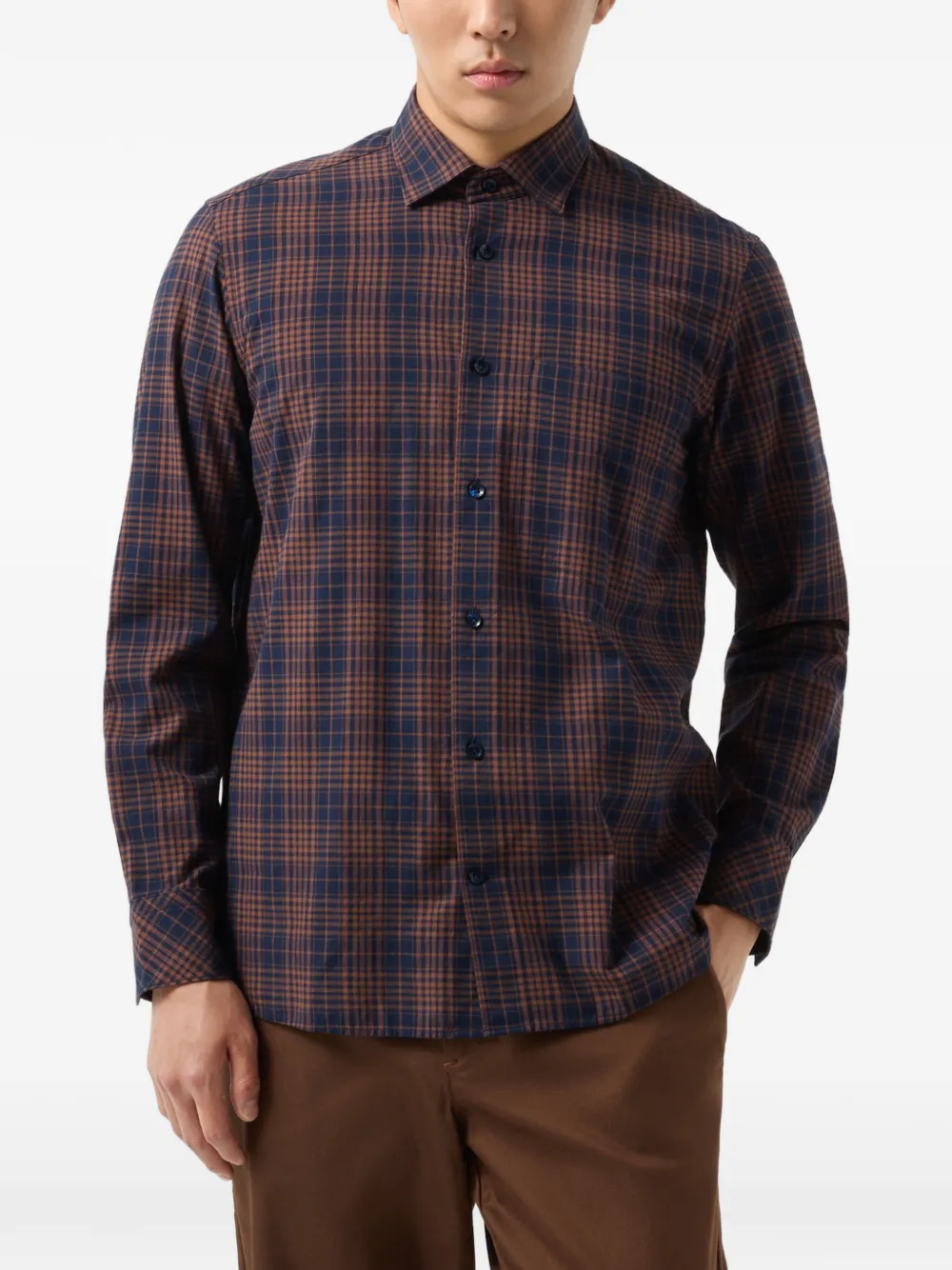 BOGNER chemise Hardy à carreaux - Marron BOGNER chemise Hardy à carreaux - Marron