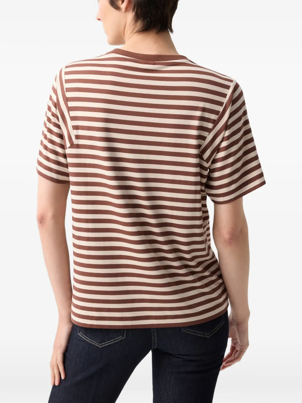 BOGNER Raya striped T-shirt Bruin