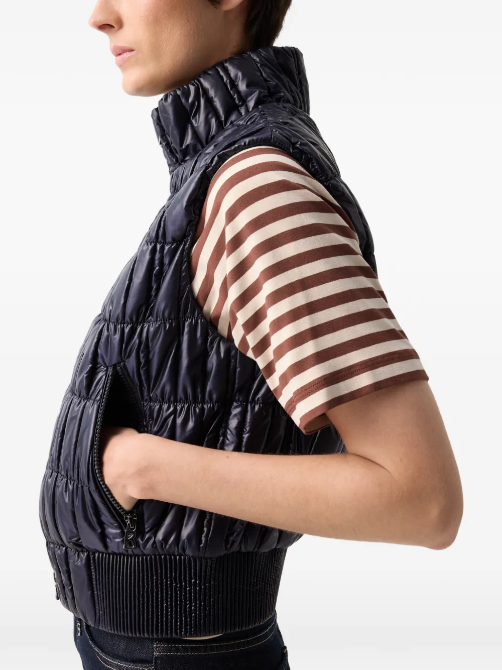 BOGNER Sally quilted gilet Blauw