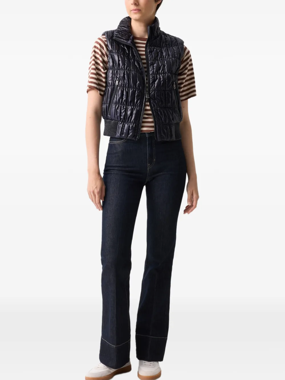 BOGNER Sally quilted gilet Blauw
