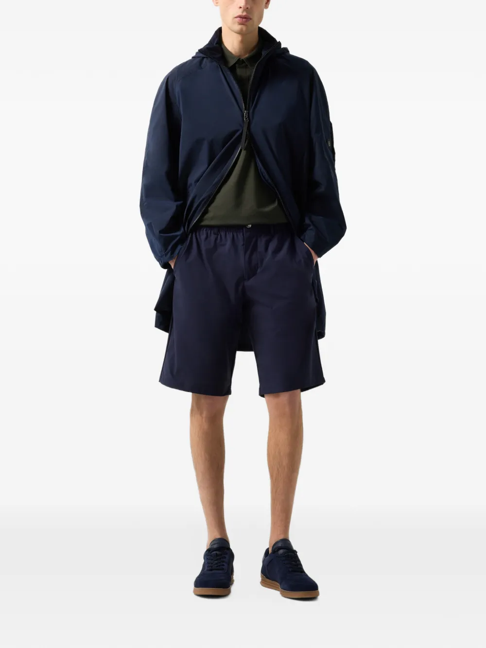BOGNER Marc stretch-design shorts Blauw