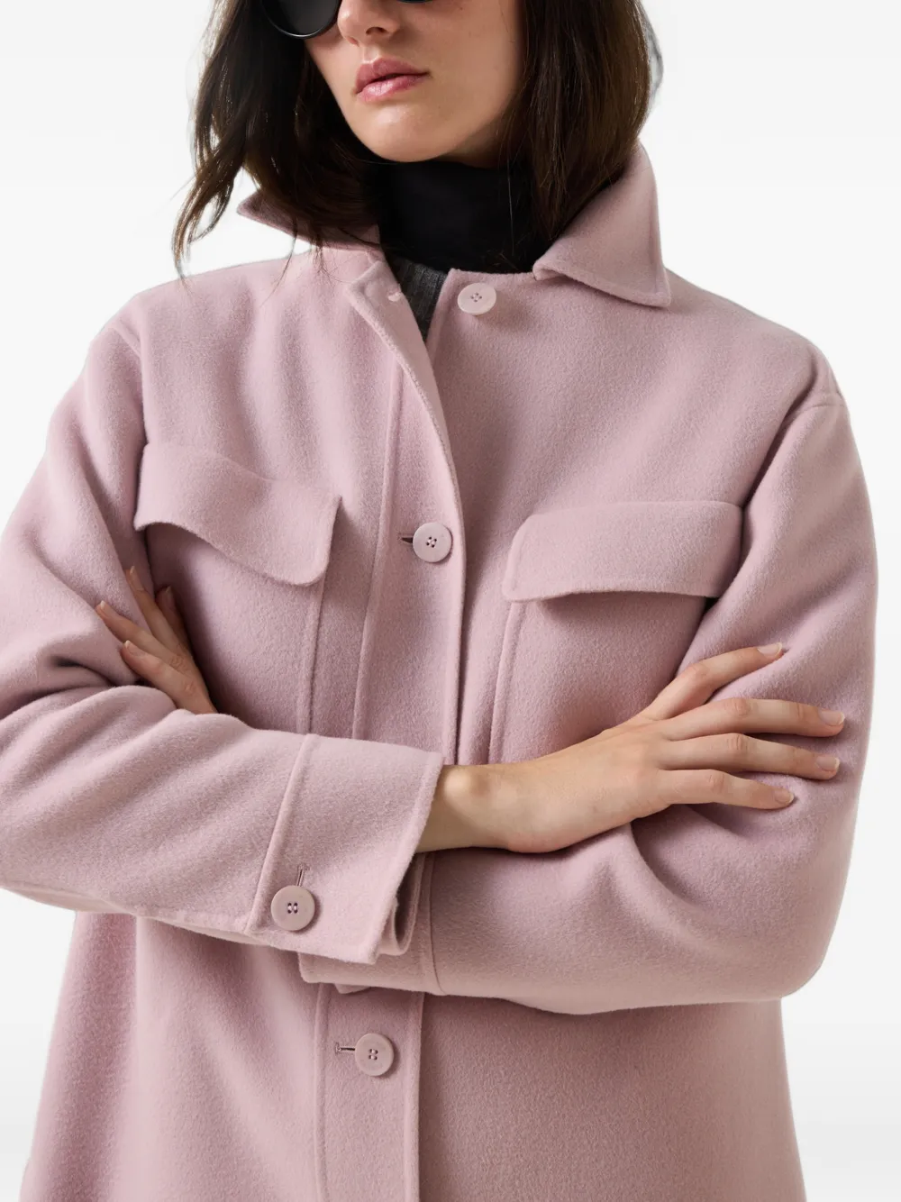 BOGNER Tory jas met knopen Roze