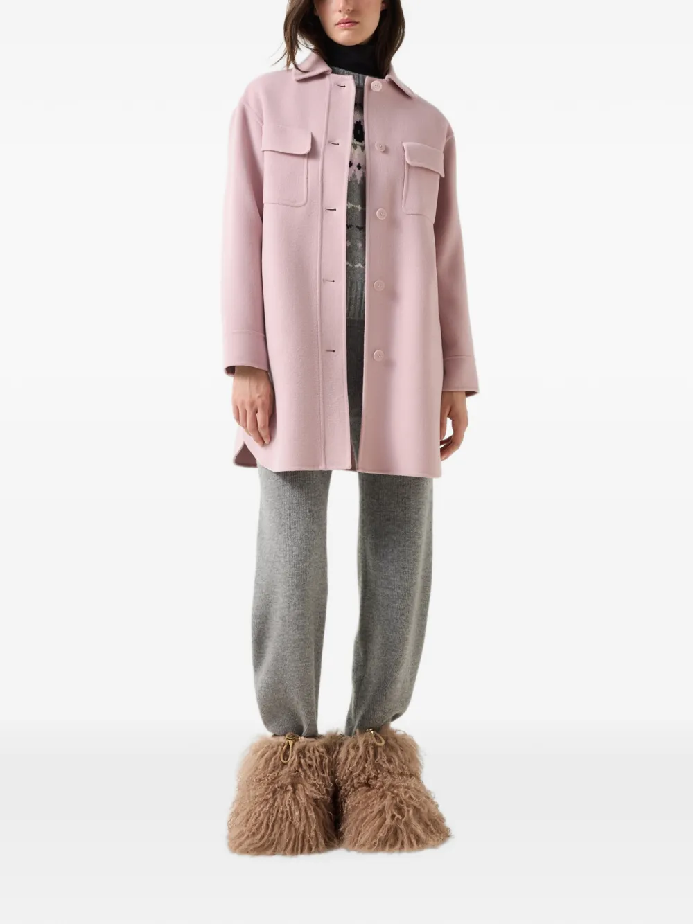 BOGNER Tory jas met knopen Roze