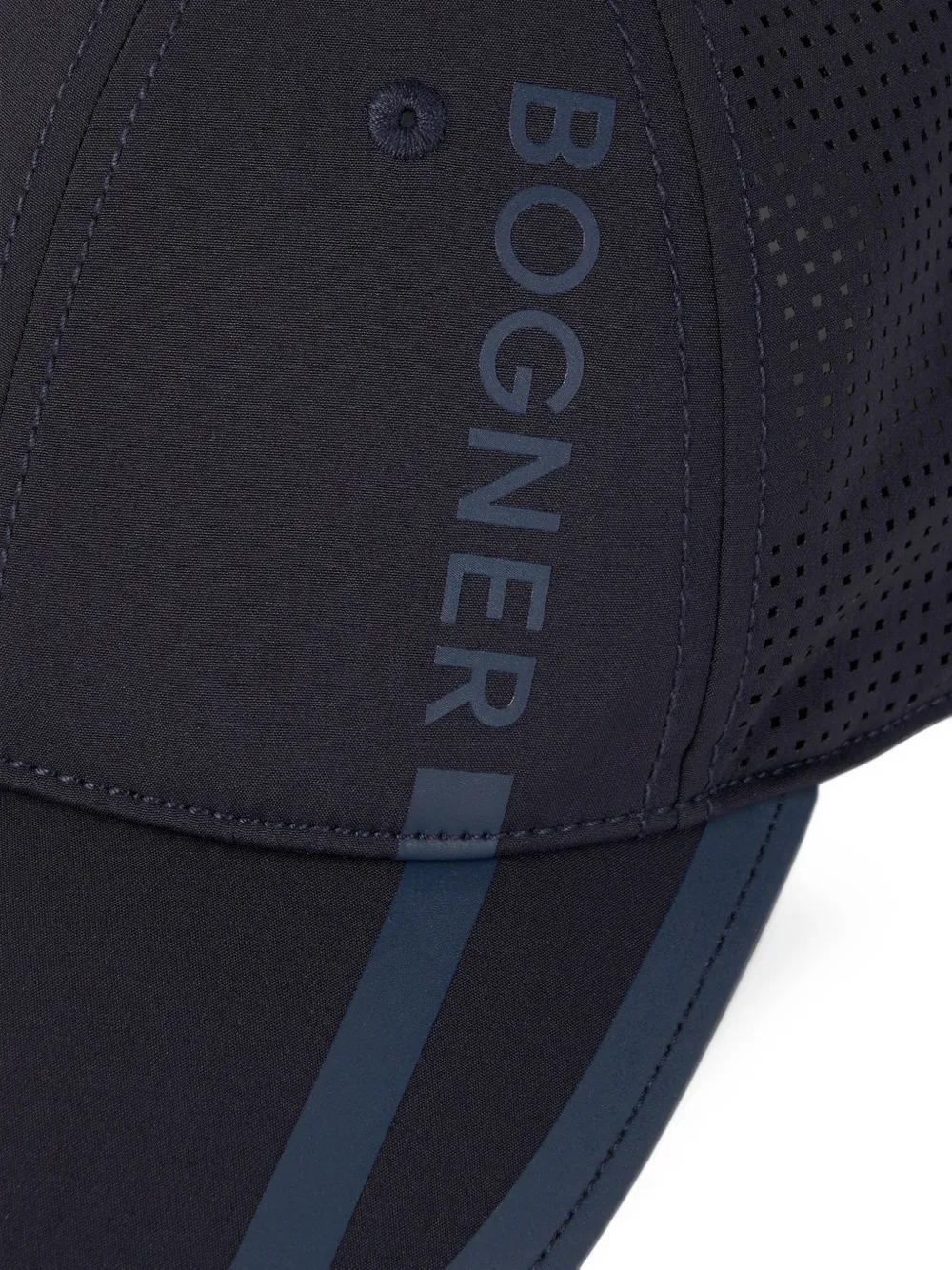 BOGNER Sammy logo-print cap Blauw