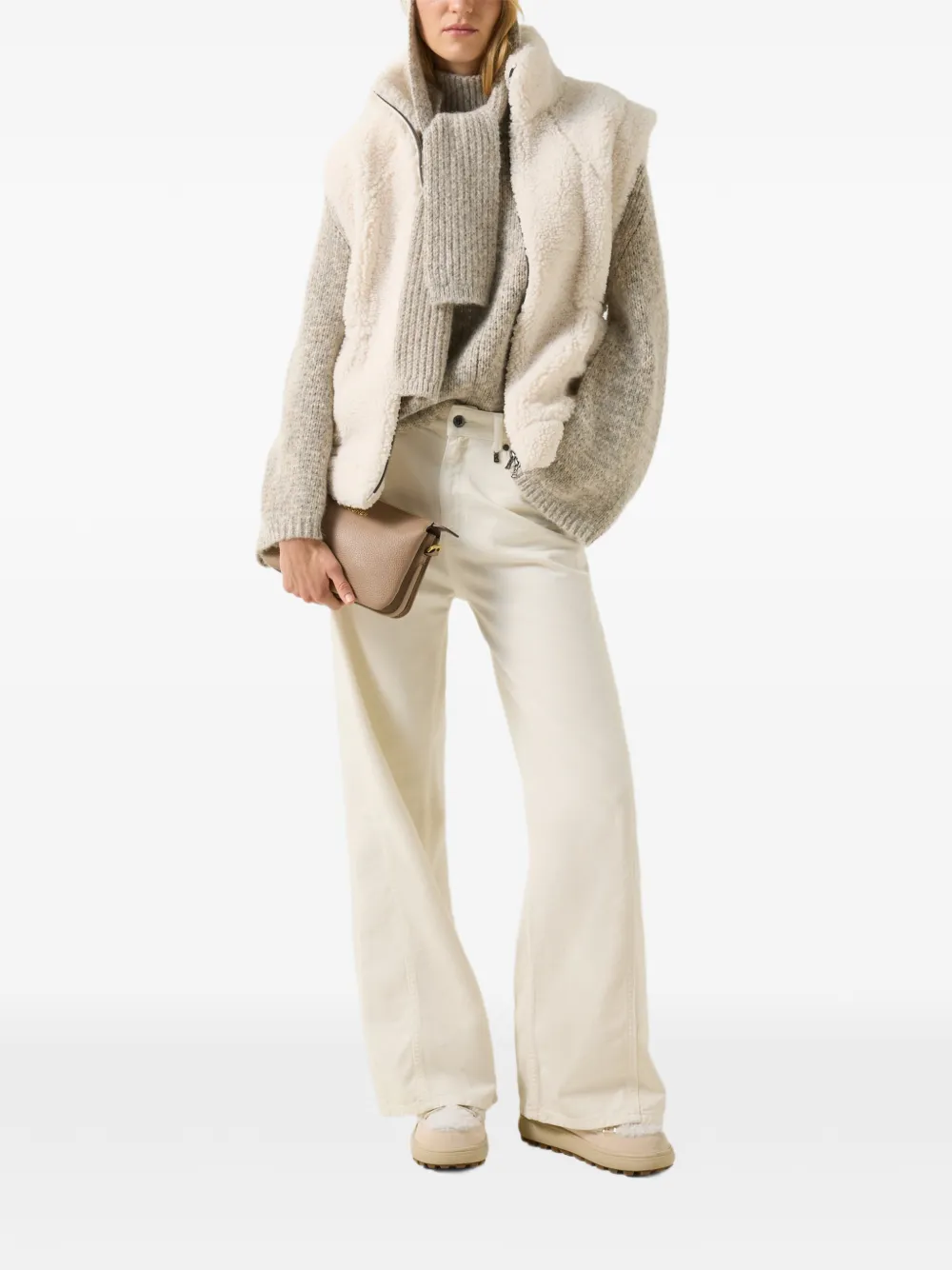 BOGNER Kylie teddy gilet Beige