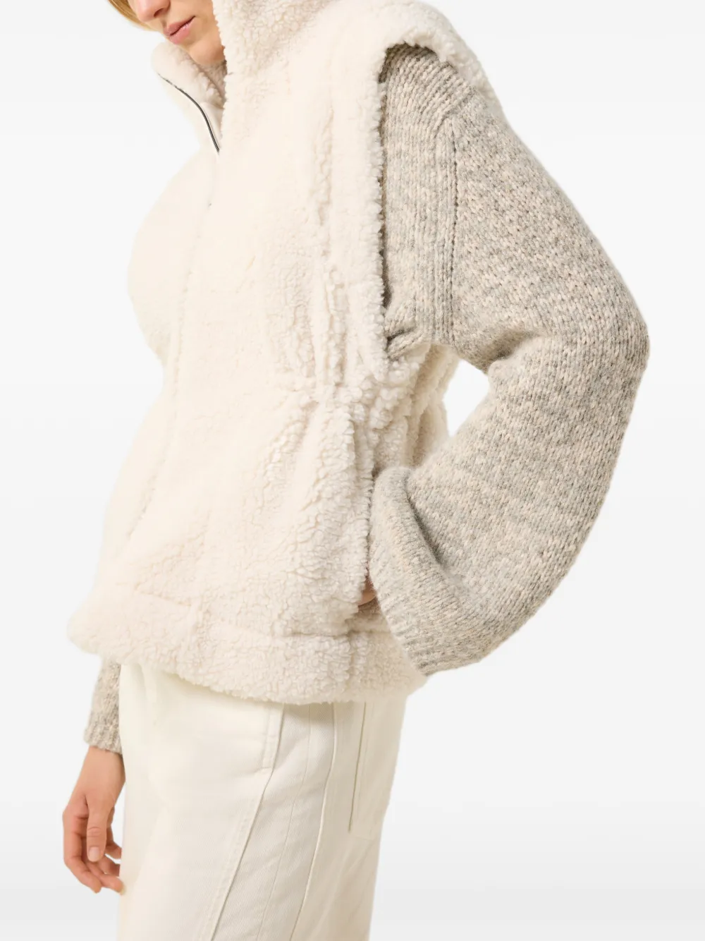 BOGNER Kylie teddy gilet Beige