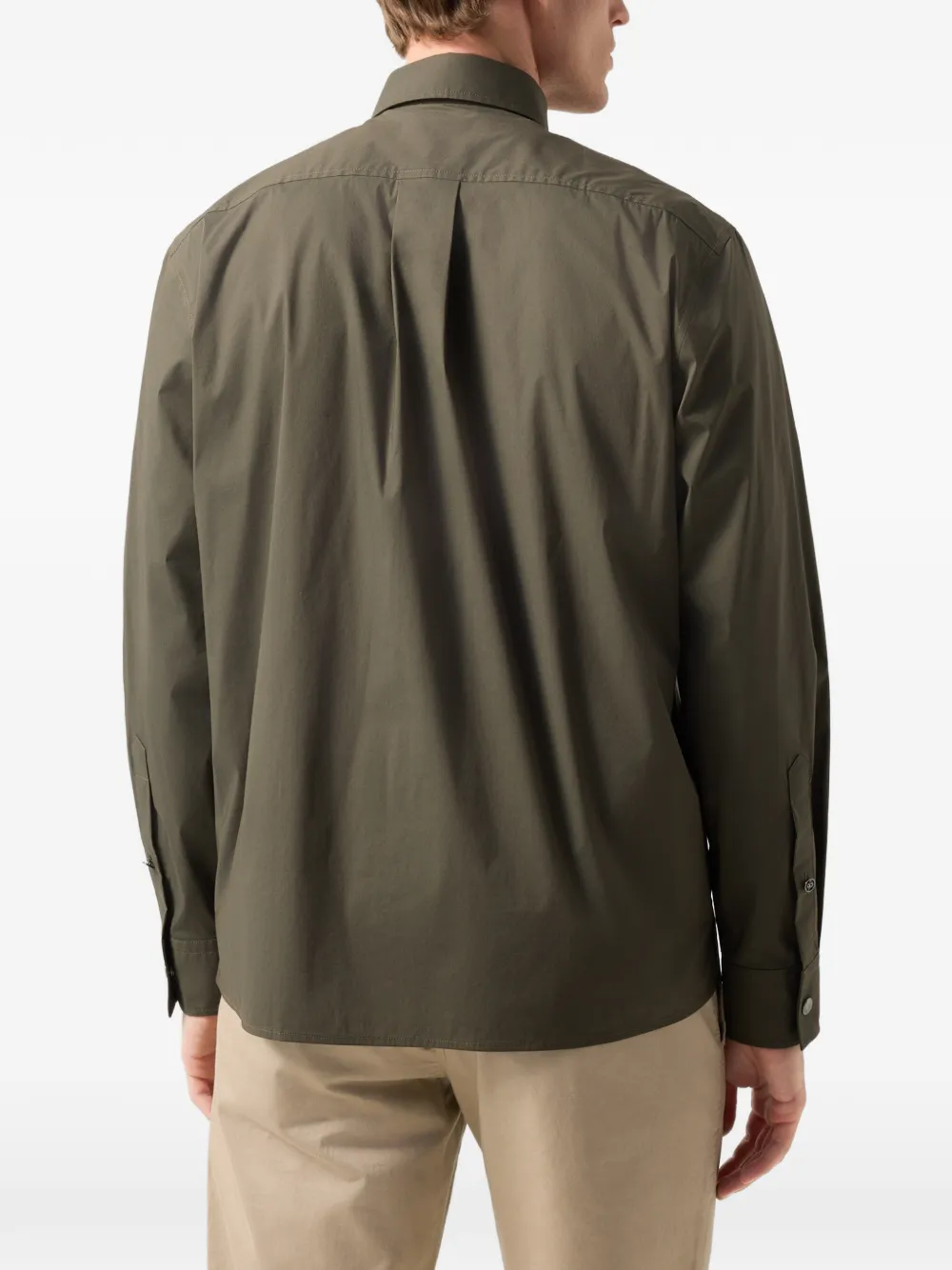 BOGNER Heiko button-down flap-pocket shirt Groen